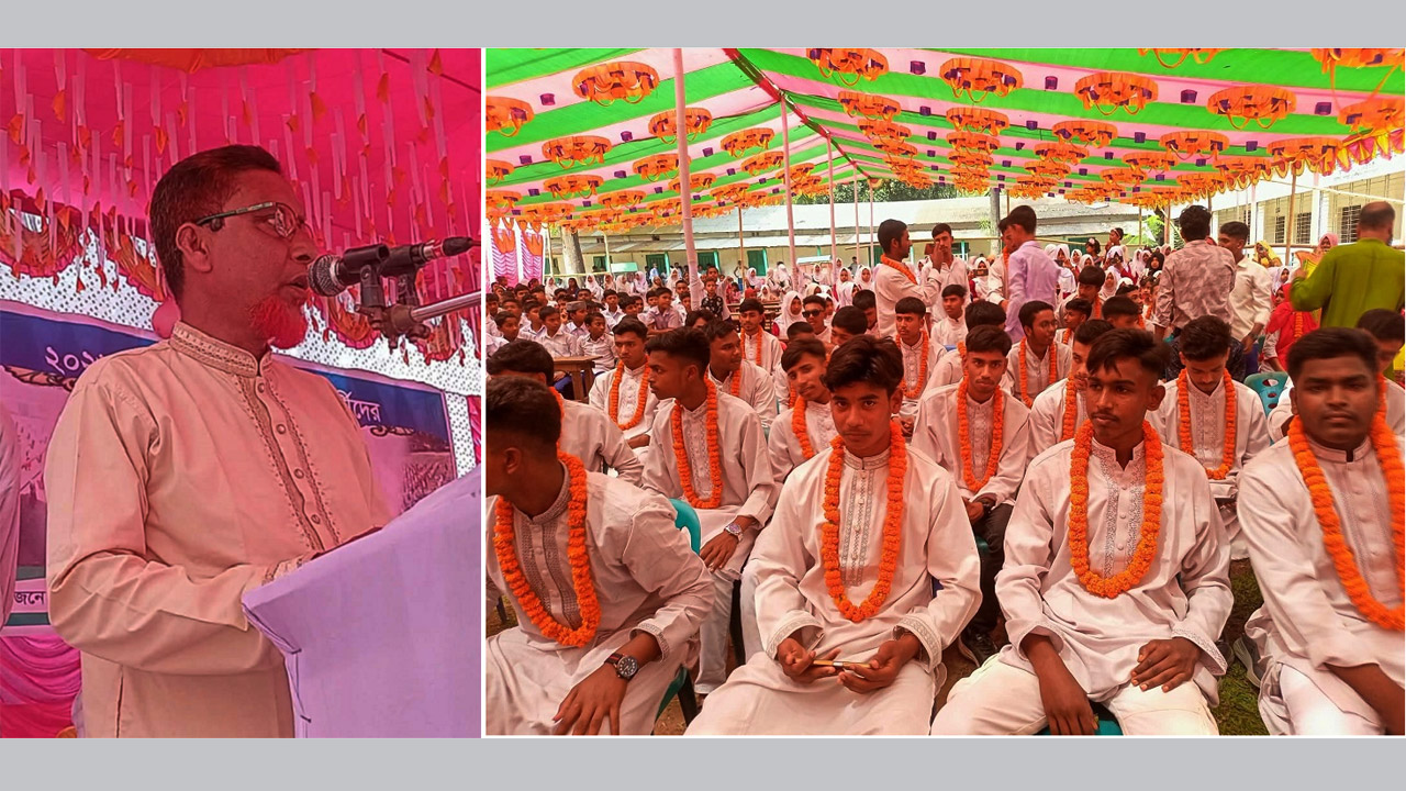 শ্রীবরদীতে এসএসসি পরীক্ষার্থীদের বিদায় সংবর্ধনা ও নবীন বরণ