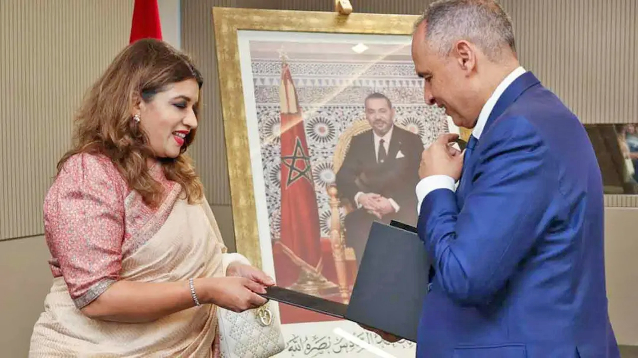 মরক্কো মন্ত্রীর সঙ্গে প্রতিমন্ত্রীর সৌজন্য সাক্ষাৎ