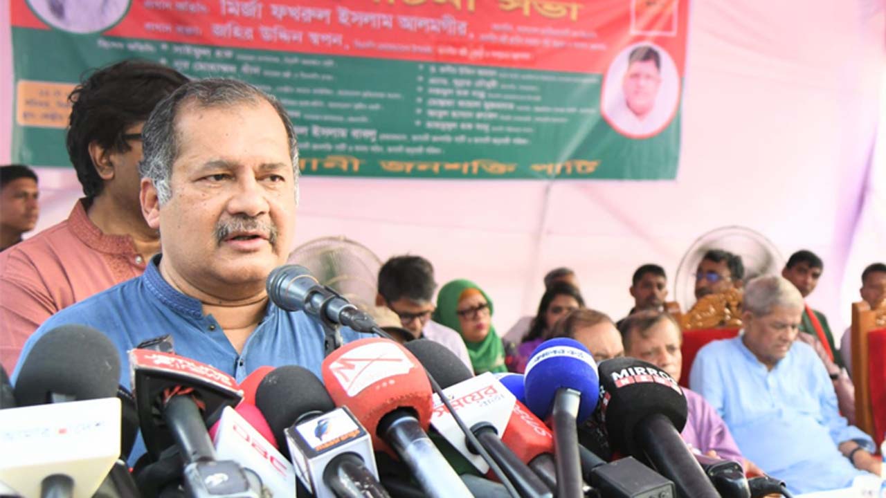 ‘ভাসানী জনশক্তি পার্টি’ আয়োজিত আলোচনা সভায় তথ্য ও সম্প্রচারমন্ত্রী জহির উদ্দিন স্বপন