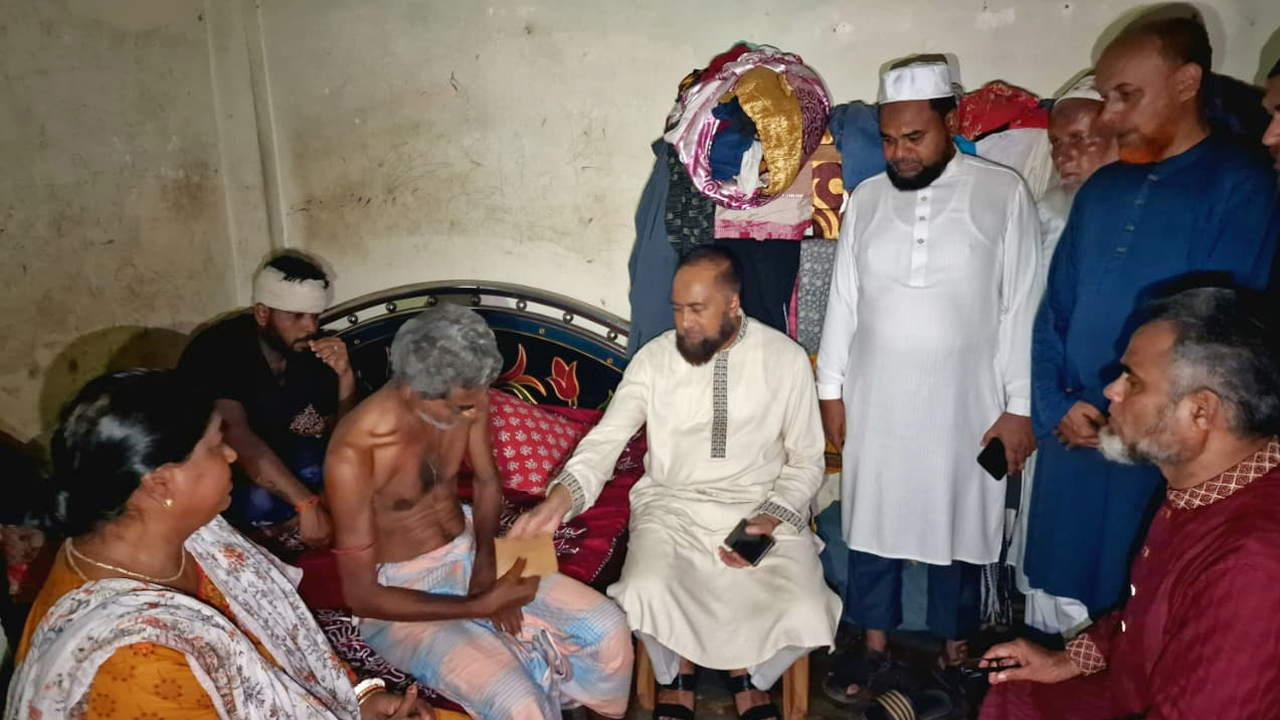 নিহত প্রিতমের বাসায় সিলেট জামায়াত আমির