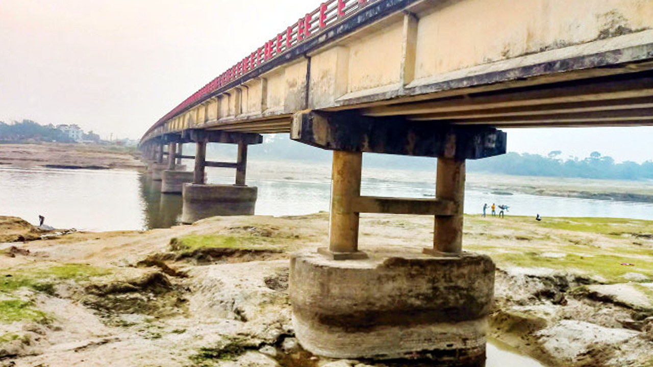 সিলেট ধলাই সেতু।