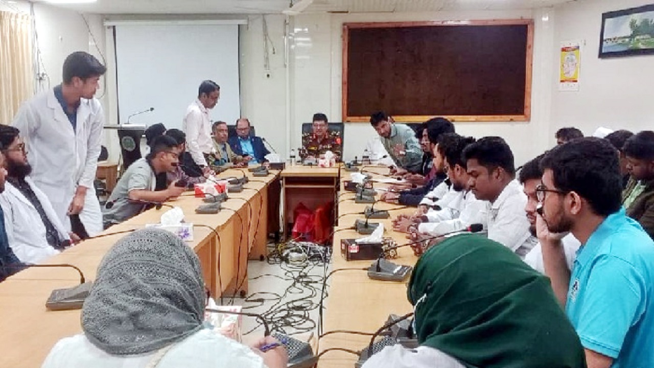 সিলেট ওসমানী হাসপাতালে ইন্টার্ন চিকিৎসকদের কর্মবিরতি প্রত্যাহার