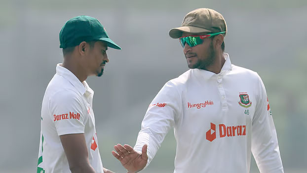 তাইজুল ইসলাম ও সাকিব আল হাসান