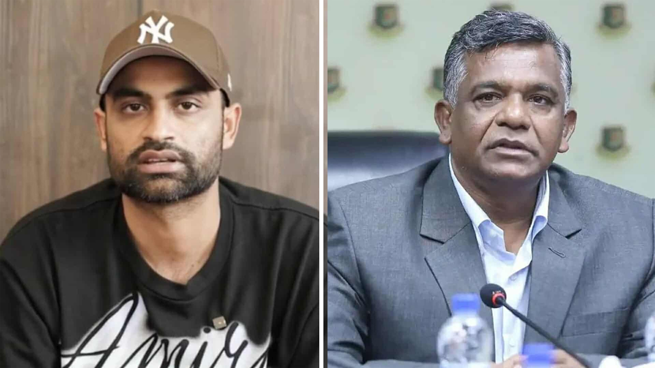 তামিম ইকবাল ও আমিনুল ইসলাম বুলবুল