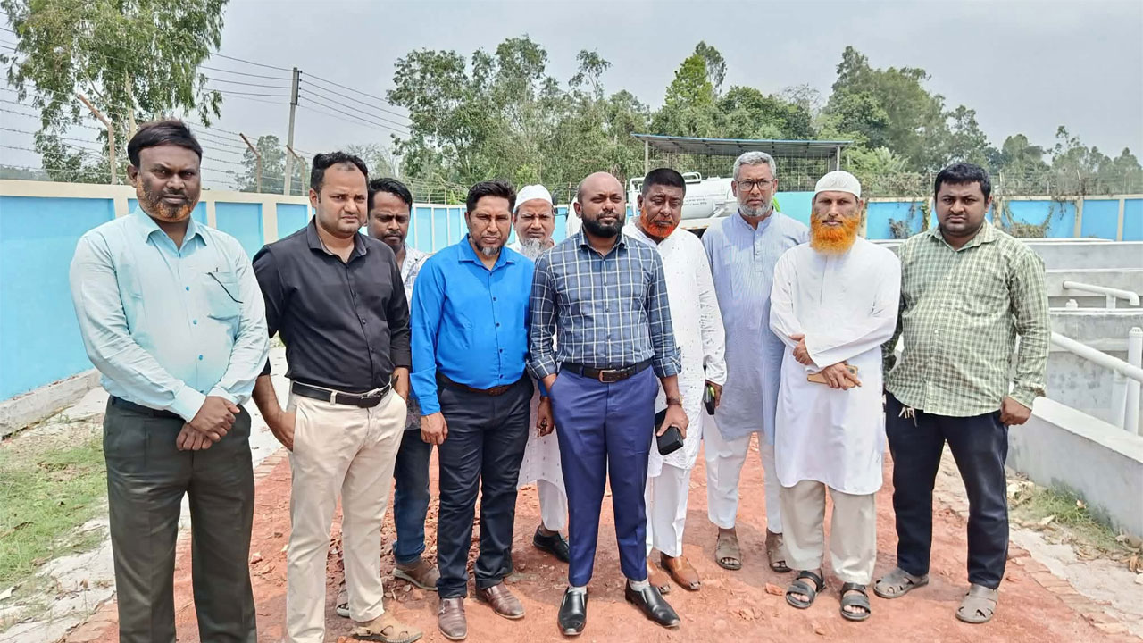 ট্রিটমেন্ট প্লান্টটির আনুষ্ঠানিক উদ্বোধন