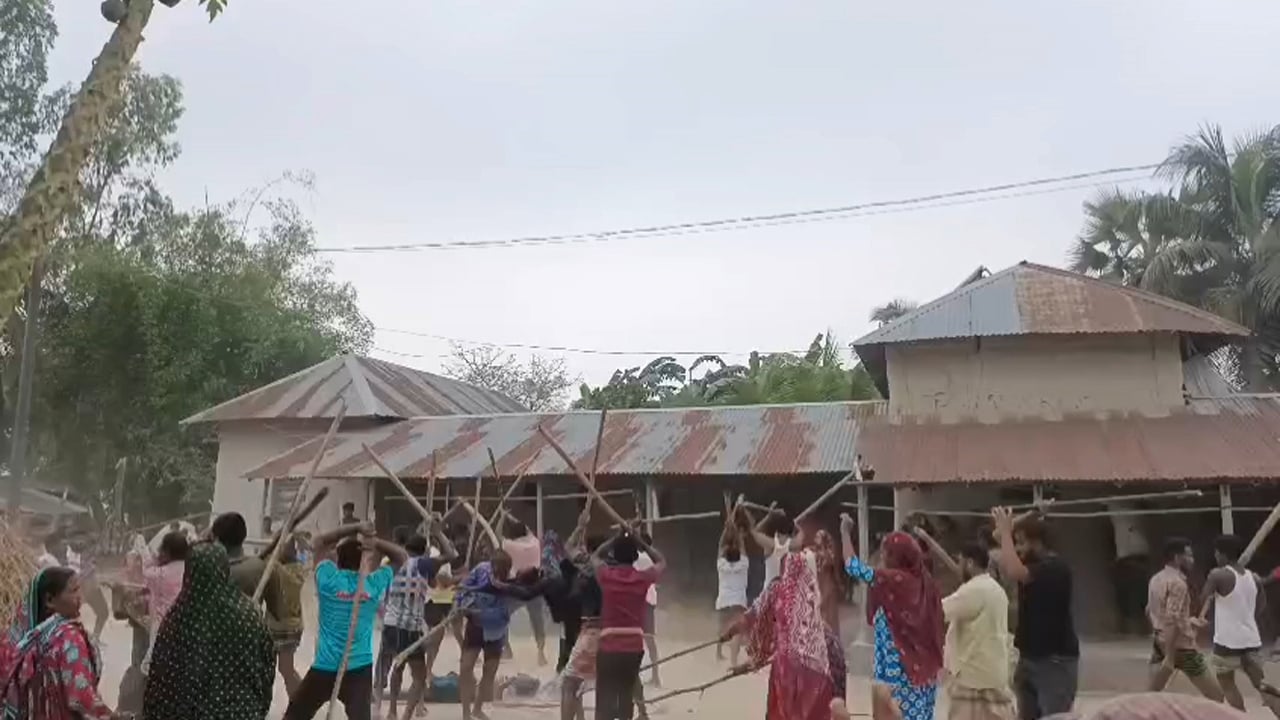 সংঘর্ষের একটি দৃশ্য