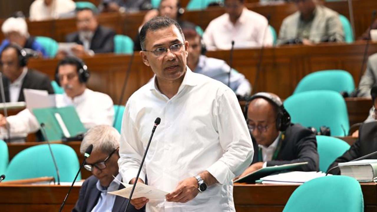 সংসদে প্রধানমন্ত্রী তারেক রহমান