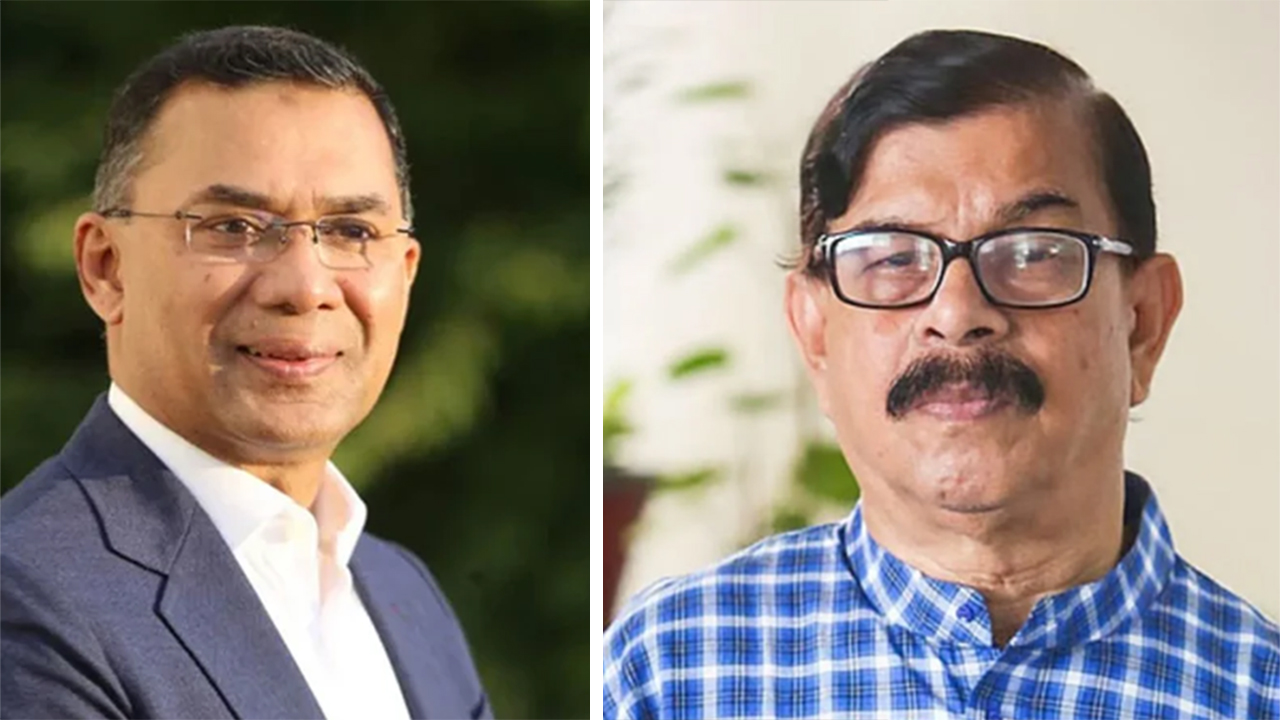 তারেক রহমান ও মাহমুদুর রহমান মান্না