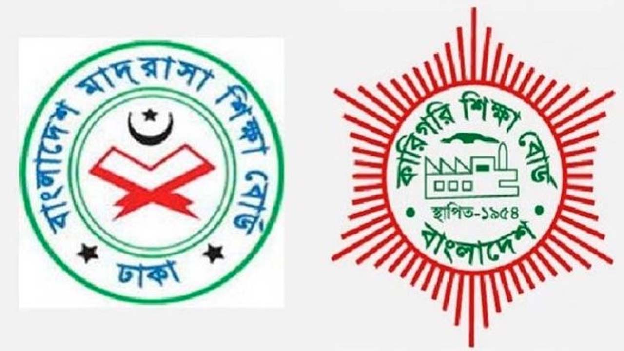 শিক্ষা মন্ত্রণালয়ের কারিগরি ও মাদরাসা শিক্ষা বিভাগ