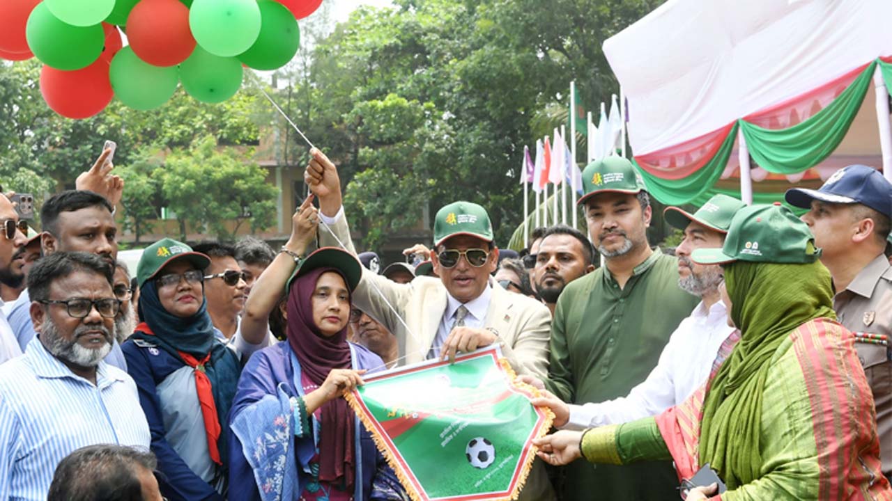 ‘প্রাথমিক বিদ্যালয় গোল্ডকাপ ফুটবল টুর্নামেন্ট (বালক-বালিকা) ২০২৬’ এর চূড়ান্ত পর্ব শুরু
