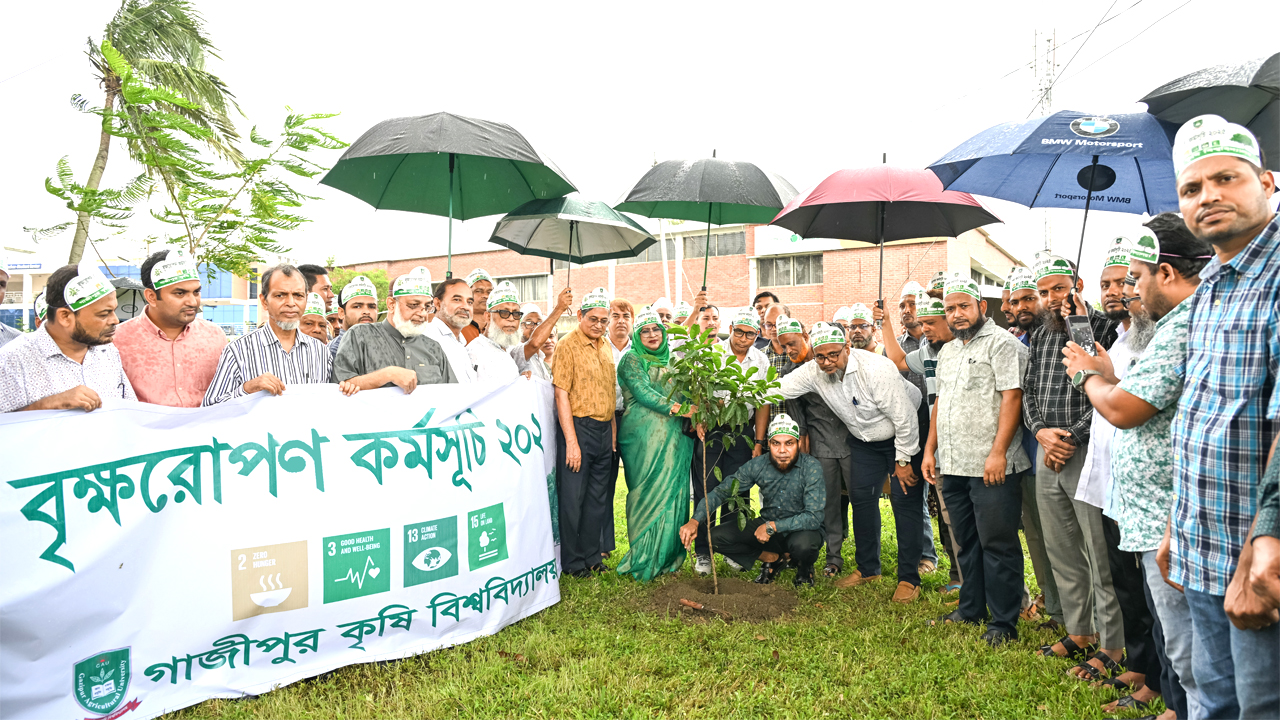 বৃক্ষরোপণ করেন ভিসি