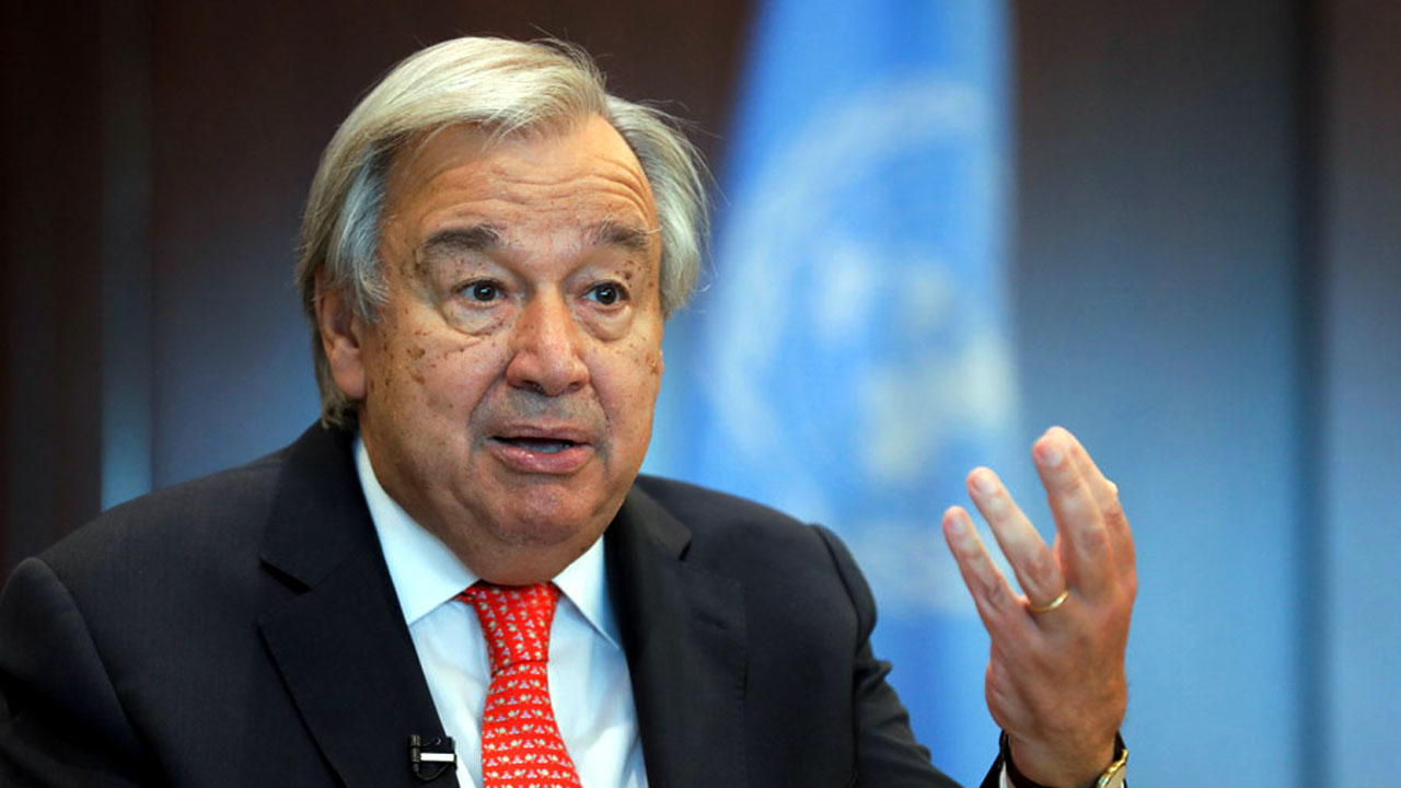 জাতিসঙ্ঘের মহাসচিব অ্যান্তোনিও গুতেরেস