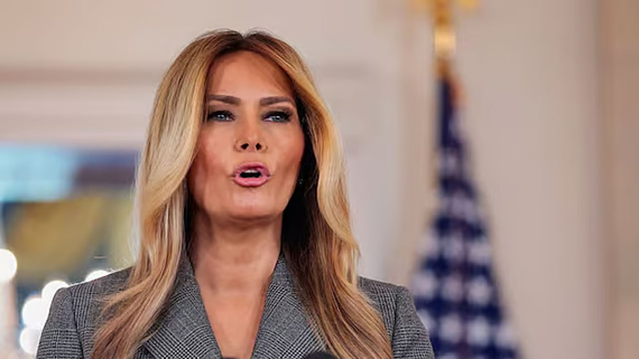 যুক্তরাষ্ট্রের ফার্স্ট লেডি মেলানিয়া ট্রাম্প