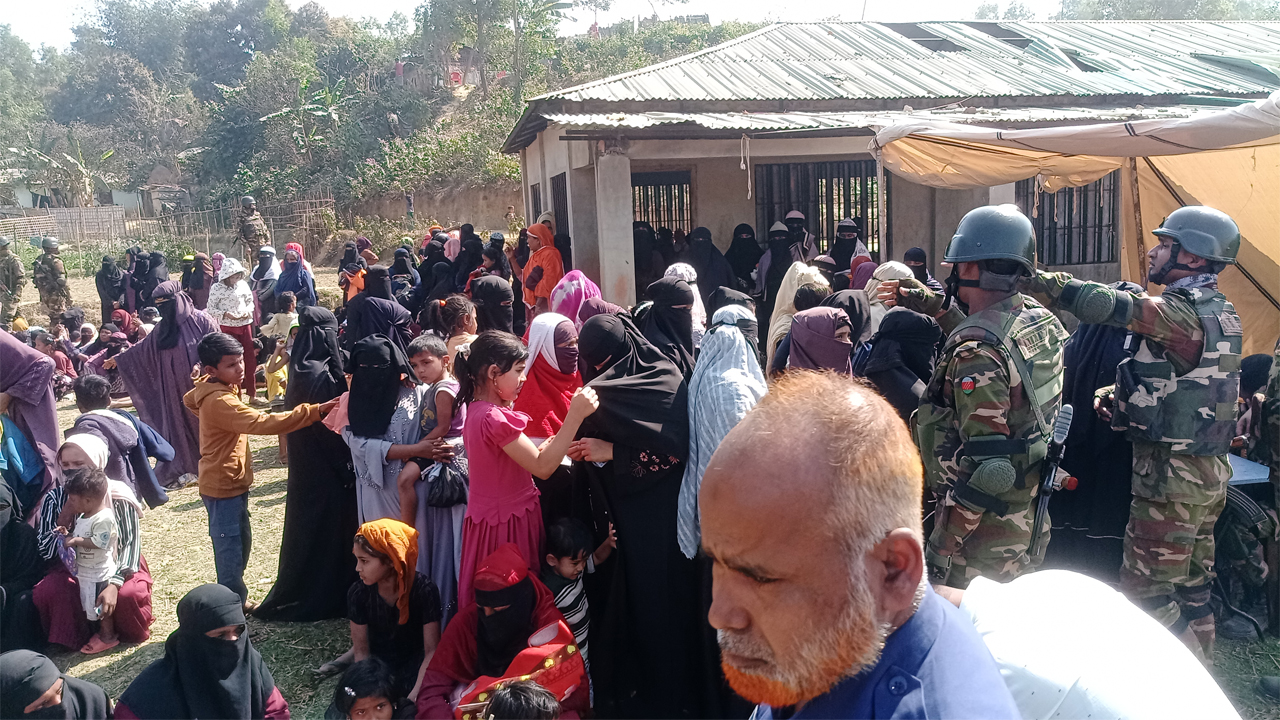 আটক রোহিঙ্গারা