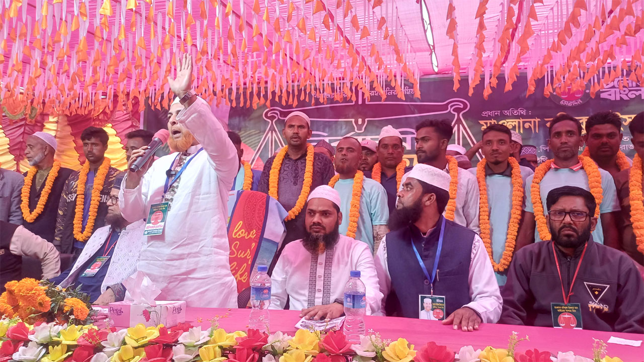 উল্লাপাড়ায় নির্বাচনী জনসভা