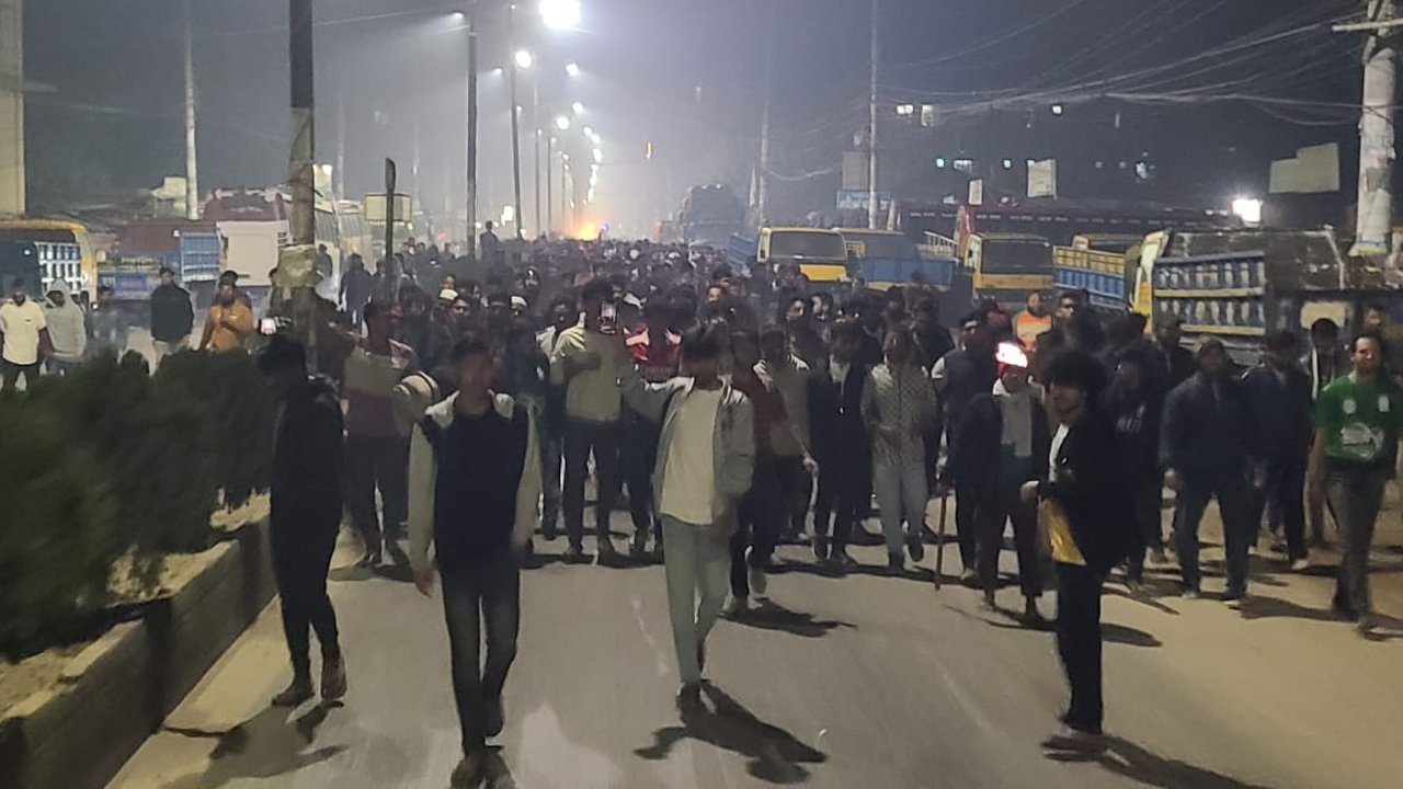 বেরোবিতে বিক্ষোভ