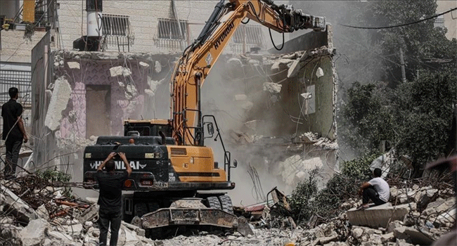 ফিলিস্তিনি বসতি গুঁড়িয়ে দিচ্ছে ইসরাইল