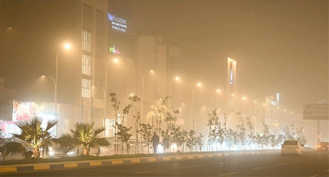 ইসরাইলে বালুঝড়ে ছেয়ে গেছে শহর