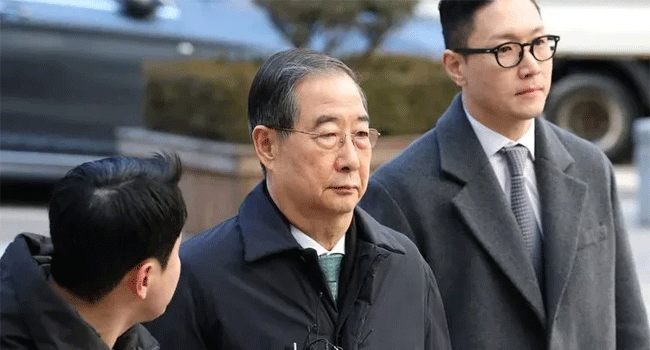 দক্ষিণ কোরিয়ার সাবেক প্রধানমন্ত্রী হান ডাক-সু