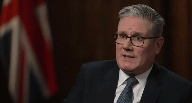 ব্রিটিশ প্রধানমন্ত্রী কেয়ার স্টারমার