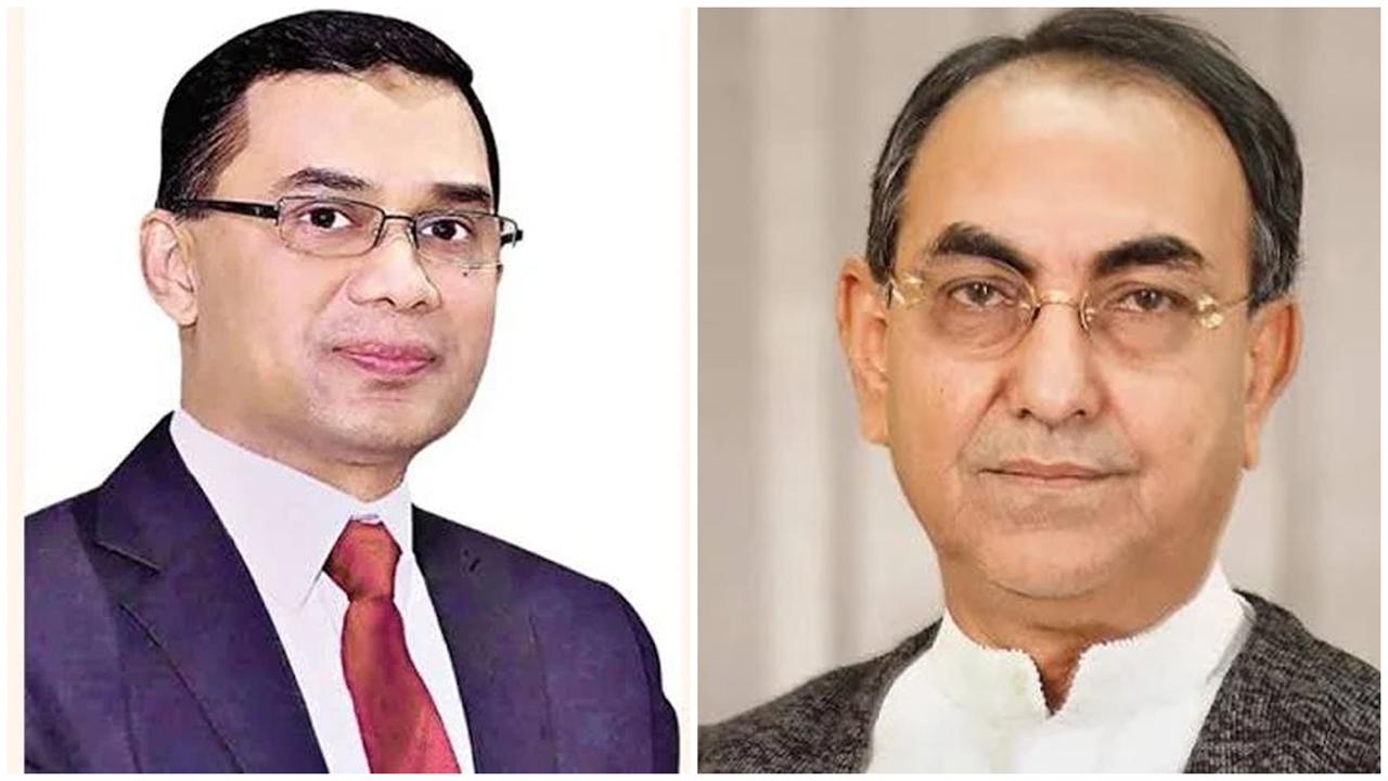 প্রধানমন্ত্রী তারেক রহমান ও মির্জা আব্বাস