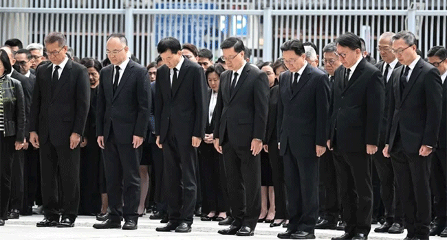 তিন দিনের রাষ্ট্রীয় শোক পালন শুরু