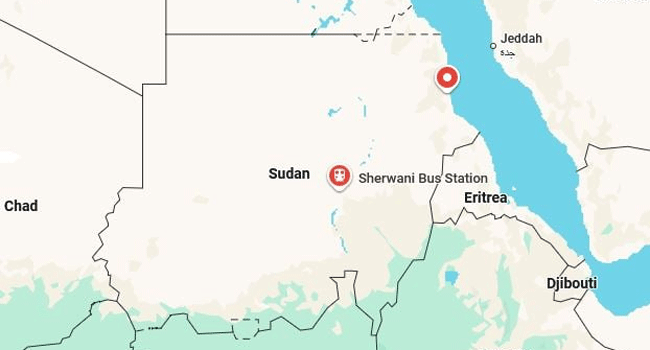 সুদান সঙ্ঘর্ষের মানচিত্র