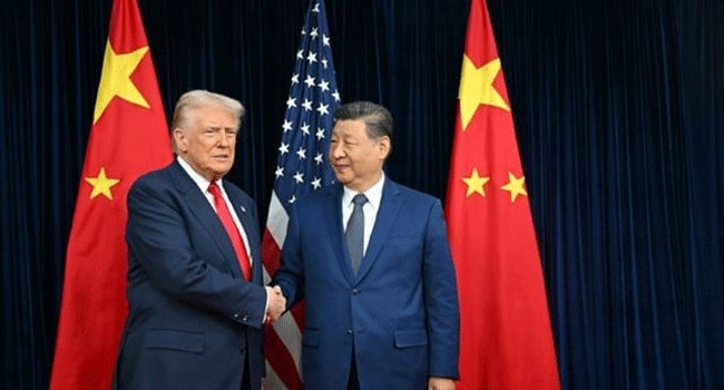 শি জিনপিং ও ট্রাম্প