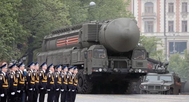 রাশিয়ার ক্ষেপণাস্ত্র
