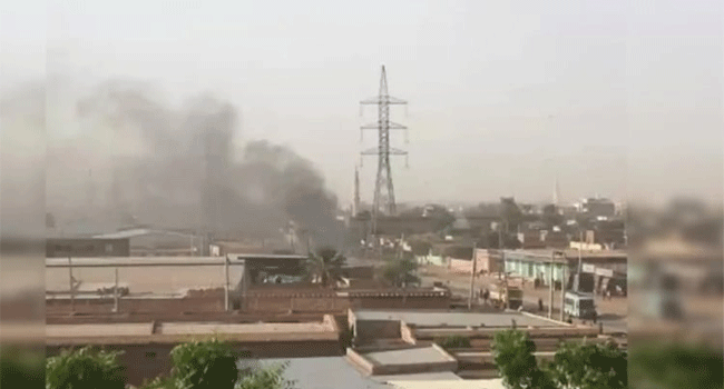 খার্তুম বিমানবন্দর লক্ষ্য করে আধাসামরিক বাহিনীর ড্রোন হামলা