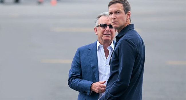 ট্রাম্পের সহযোগী রিয়েল এস্টেট বিনিয়োগকারী স্টিভ উইটকফ এবং ট্রাম্পের জামাতা জ্যারেড কুশনার