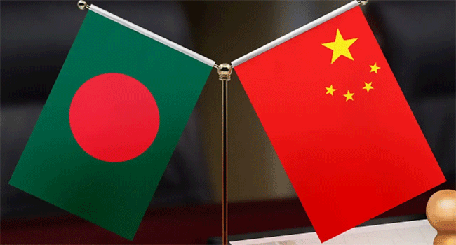 বাংলাদেশ-চীন পতাকা