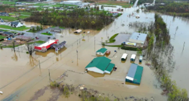 যুক্তরাষ্ট্র-কানাডায় বন্যায়