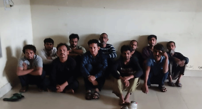 আটক ব্যক্তিরা