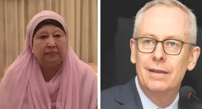 বিএনপি চেয়ারপার্সন খালেদা জিয়া এবং ব্রিটিশ চিকিৎসক ডা. রিচার্ড বিলি