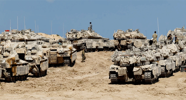 গাজায় ইসরাইলি বাহিনী