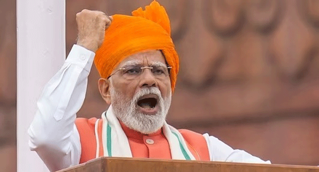 ভারতের প্রধানমন্ত্রী নরেন্দ্র মোদি