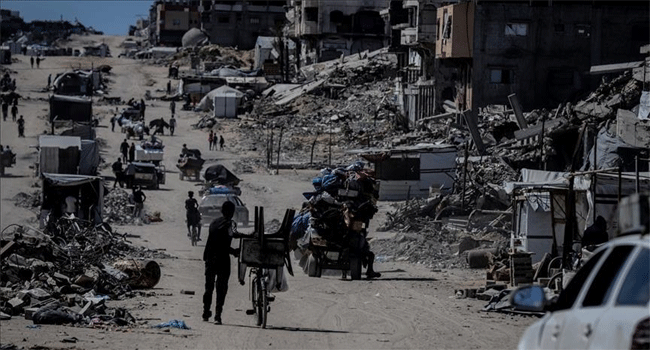 উত্তর গাজার একটি চিত্র