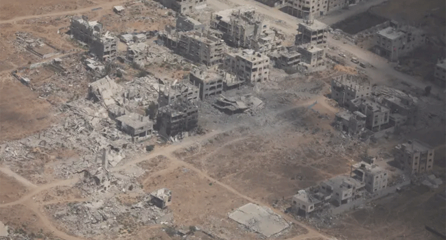 ইসরাইলি আগ্রাসনে বিরান হয়ে গেছে গাজার বিভিন্ন এলাকা