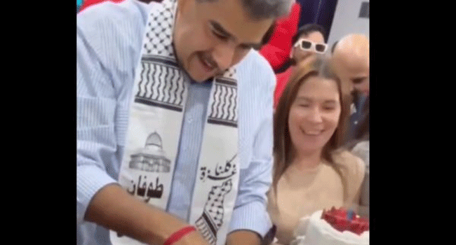 জন্মদিন উদযাপনে ফিলিস্তিনের প্রতি ভালোবাসার প্রকাশ ঘটালেন ভেনিজুয়েলার প্রেসিডেন্ট