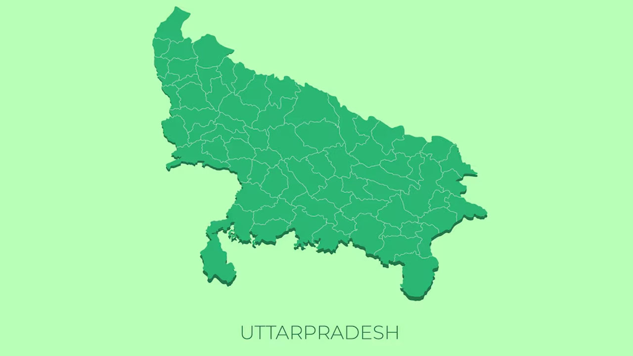 উত্তরপ্রদেশের মানচিত্র