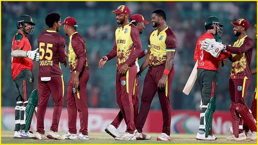 ওয়েস্ট ইন্ডিজের কাছে ঘরের মাঠে হোয়াইটওয়াশ হয়েছে বাংলাদেশ