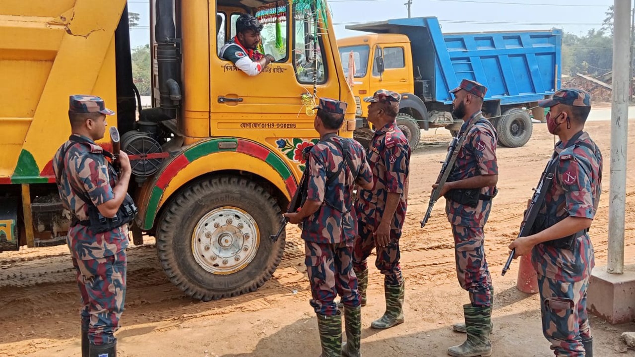 সিলেট সীমান্তে বিজিবির বাড়তি নজরদারি