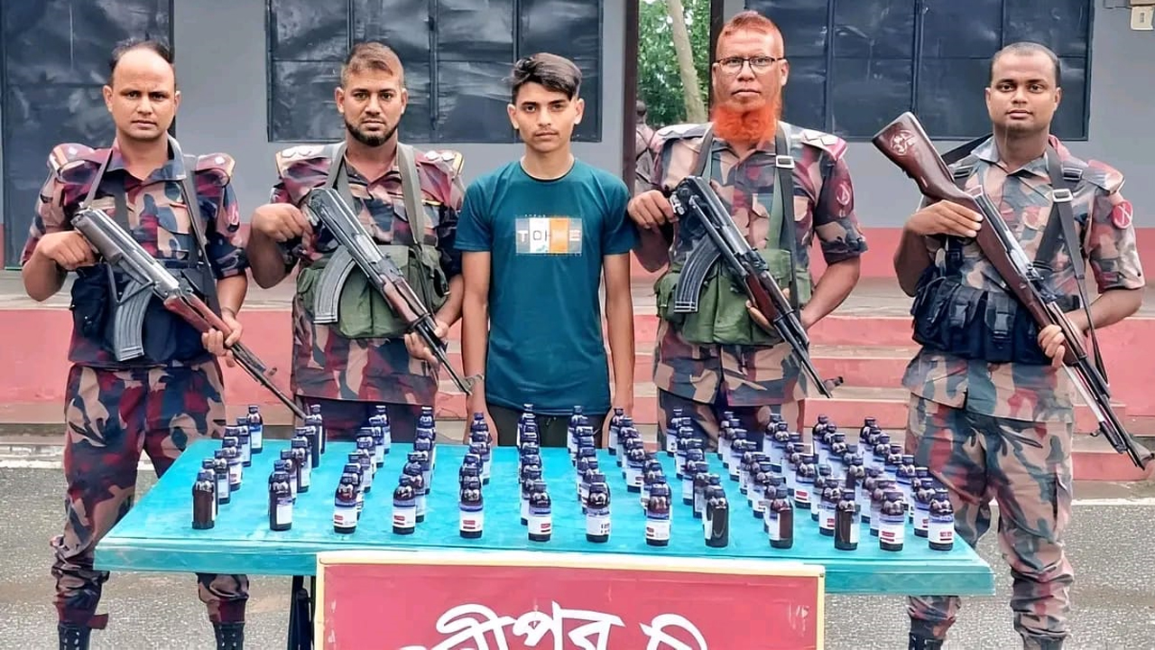 বিজিবির গ্রেফতার মেহেরাজ হোসেন লিমন