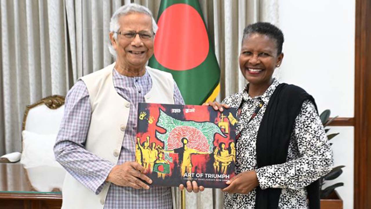 যমুনায় প্রধান উপদেষ্টা অধ্যাপক ড. মুহাম্মদ ইউনূসের সাথে বৈঠক করেছেন এফআইডিএইচ সভাপতি অ্যালিস মগওয়ে