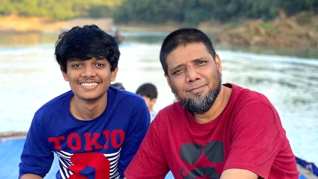 বাবার সাথে আদিব