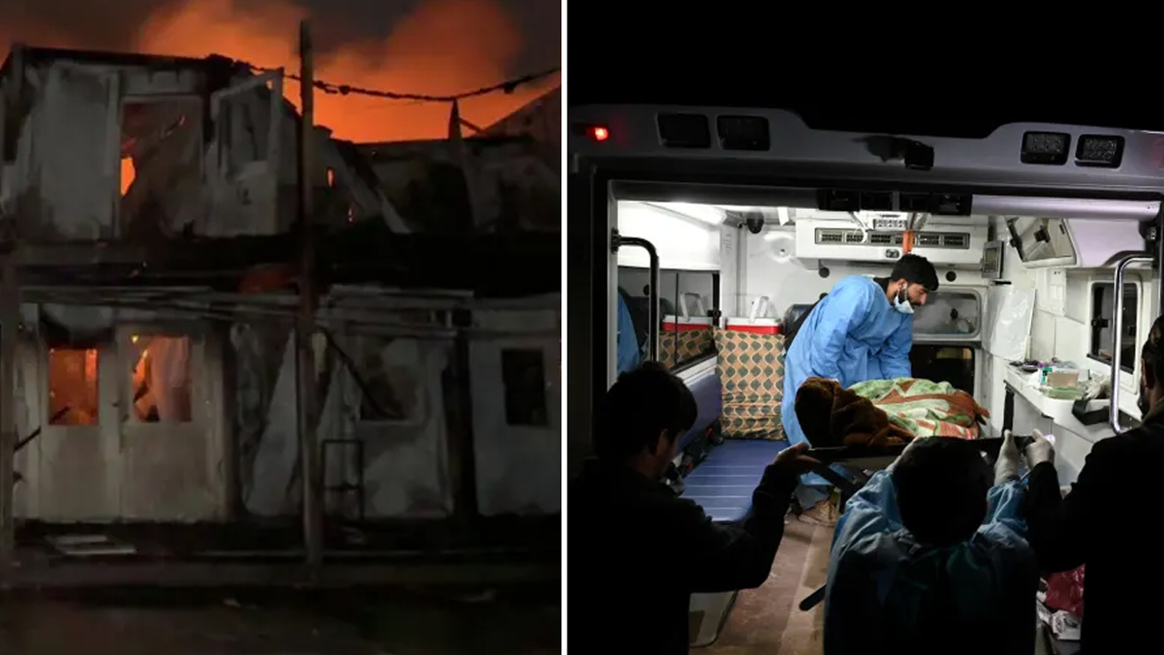 সোমবার সন্ধ্যায় হাসপাতালটিতে হামলা হয় বলে দাবি তালেবান সরকারের