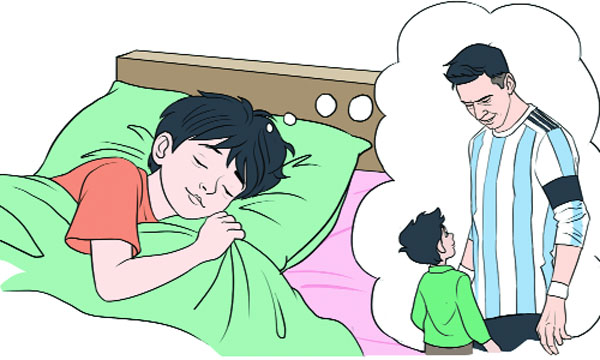 স্বপ্নে এলেন মেসি :  মোহাম্মদ আবুল হোসেন
