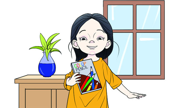রঙ পেন্সিল :    মামুন সরকার