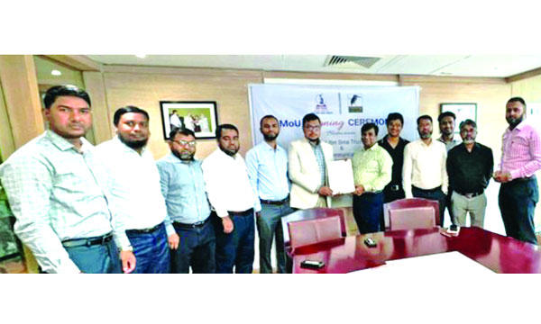 ইবনে সিনা ট্রাস্ট ও মাছরাঙ্গা টিভির মধ্যে করপোরেট চুক্তি স্বাক্ষর